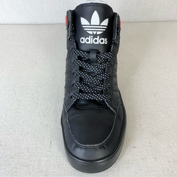 Adidas~Men’s Originals Hardcourt Hi Black Active Red, Blue Athletic Shoes~Sz 8 - Picture 10 of 14